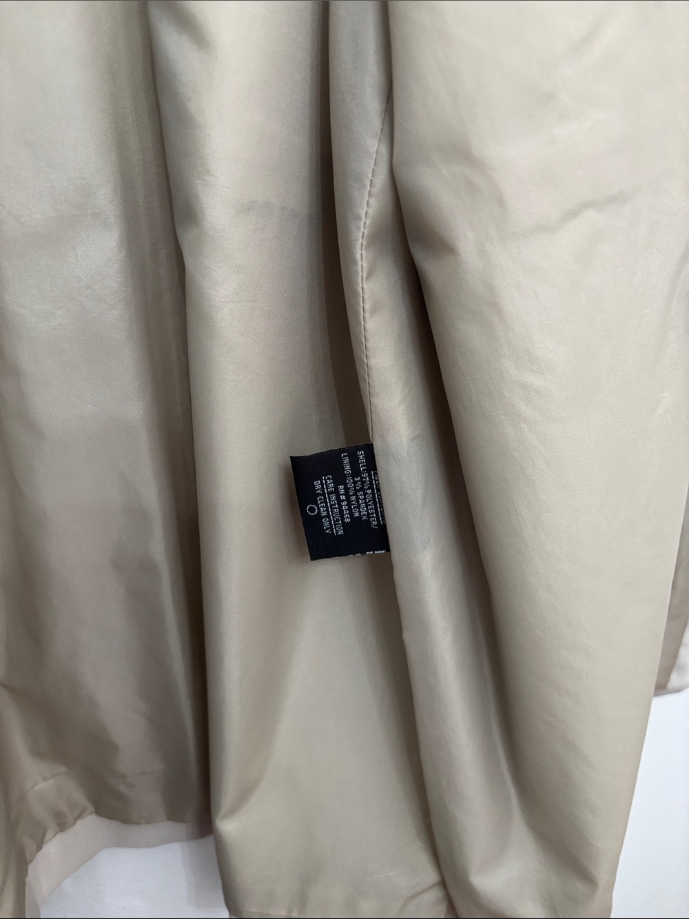 Braetan Light Beige Tailored Jacket Size XL - Picture 6 of 8